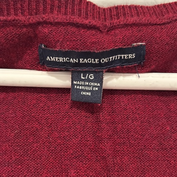 American eagle Burgundy colored sweater dress - Picture 4 of 5